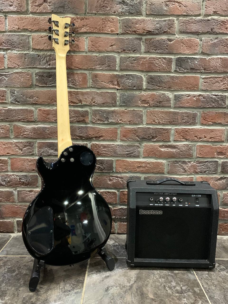 Электрогитара Schecter LP + Мощный Комбоусилитель - изображение 2