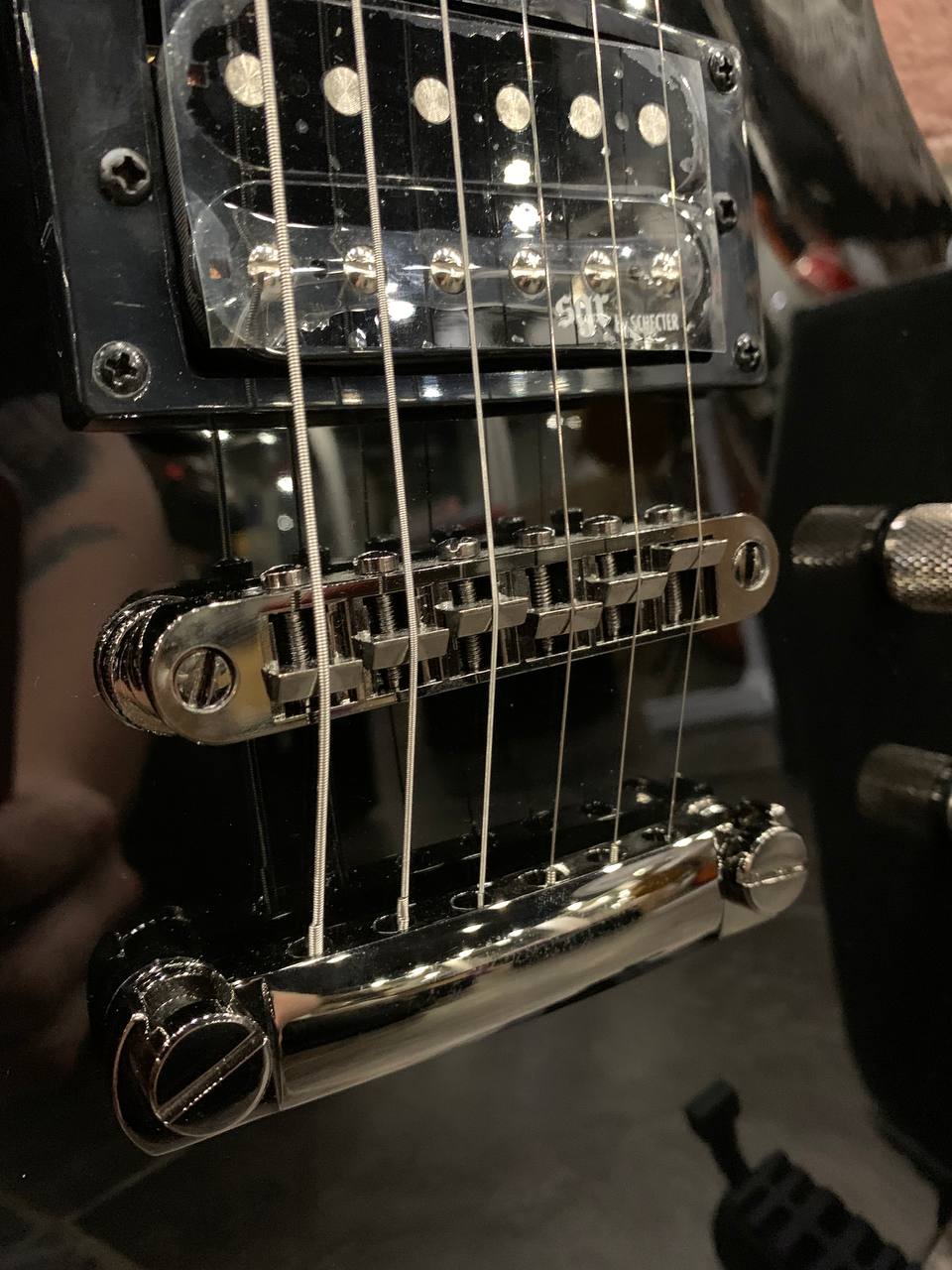 Электрогитара Schecter LP + Мощный Комбоусилитель - изображение 5