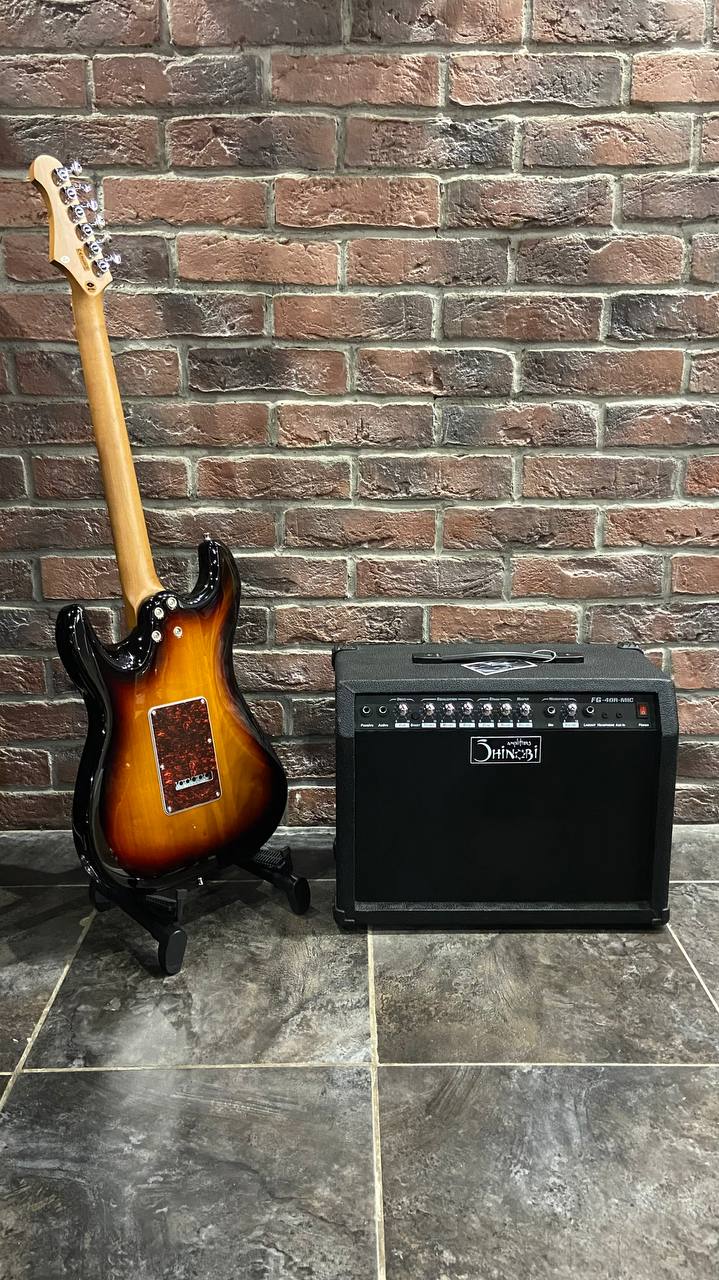 Электрогитара Jet HSS Vintage + Комбоусилитель 40 ват (2 канала + вход на Микрофон) - изображение 2