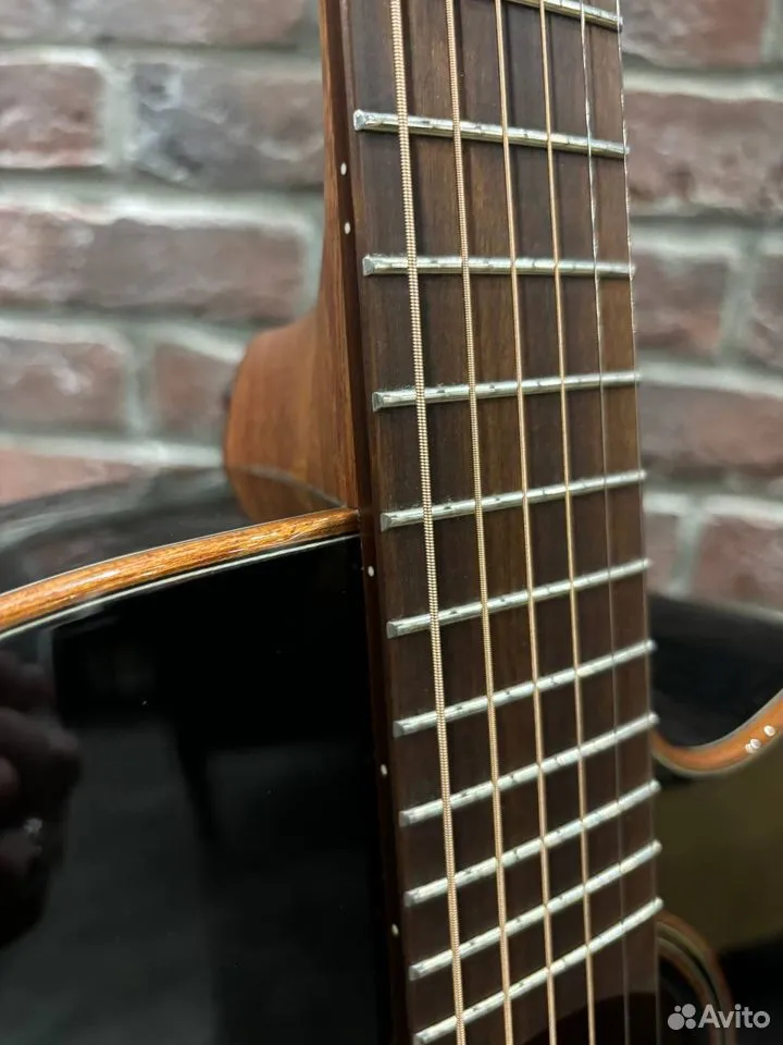 Электроакустическая Гитара LAG T-118D CE-BLK (Массив Красного Кедра) - изображение 6