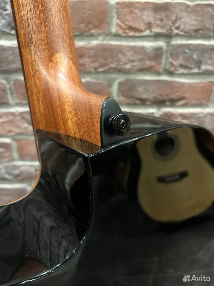 Электроакустическая Гитара LAG T-118D CE-BLK (Массив Красного Кедра) - изображение 7