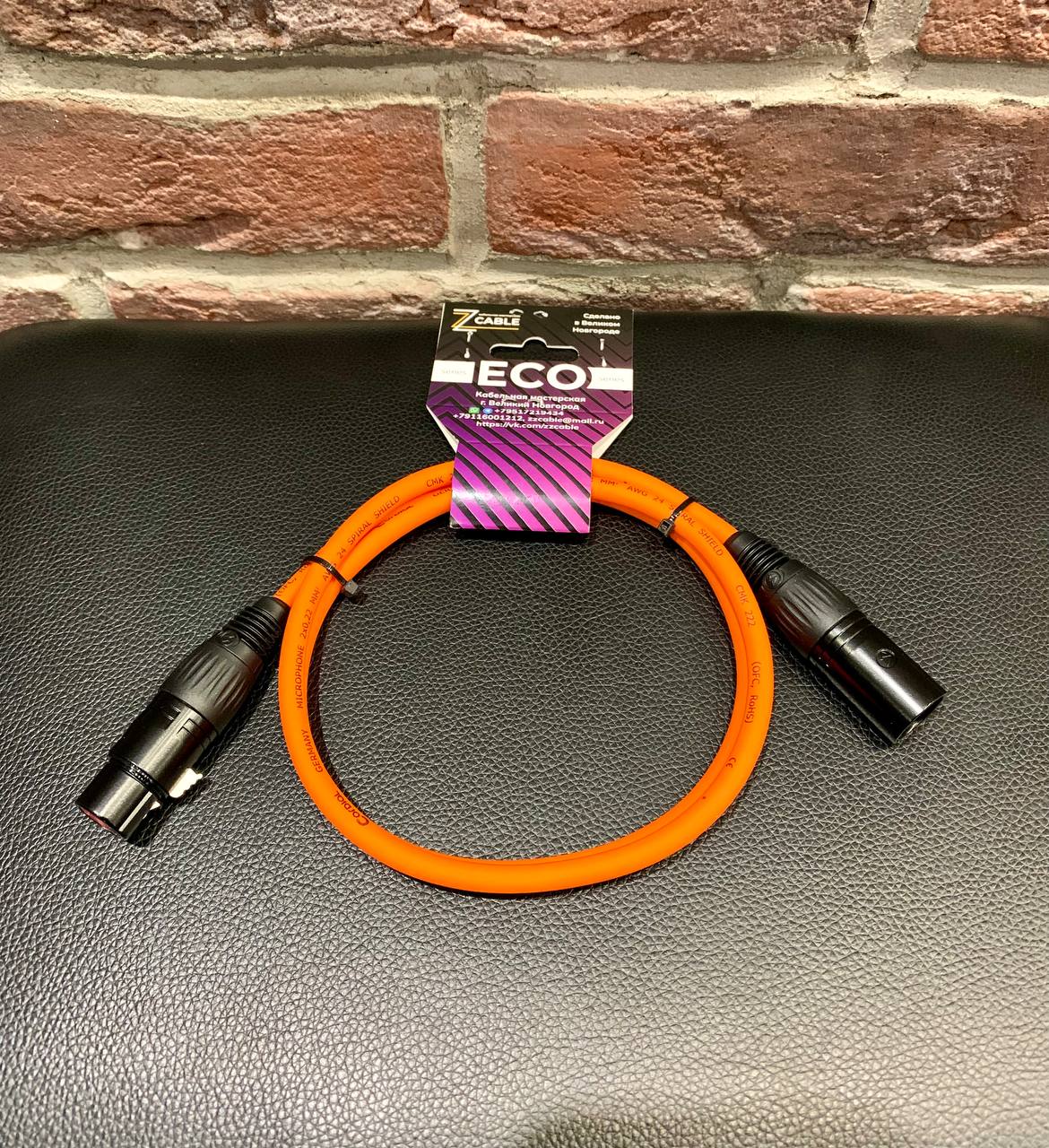 Кабель Микрофонный Балансный ZZ Cable XLR-XLR 1m - изображение 4