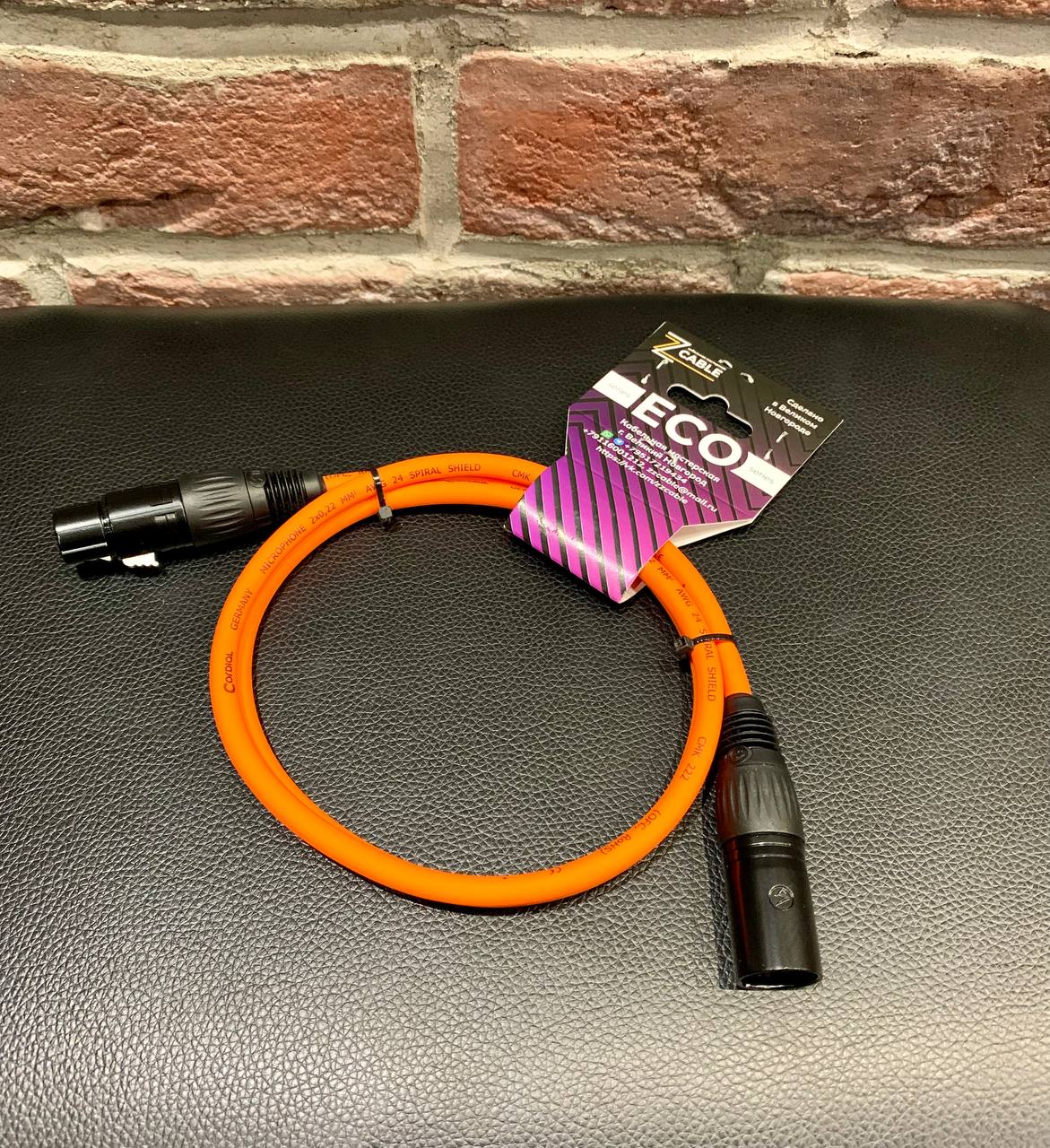 Кабель Микрофонный Балансный ZZ Cable XLR-XLR 1m - изображение 5