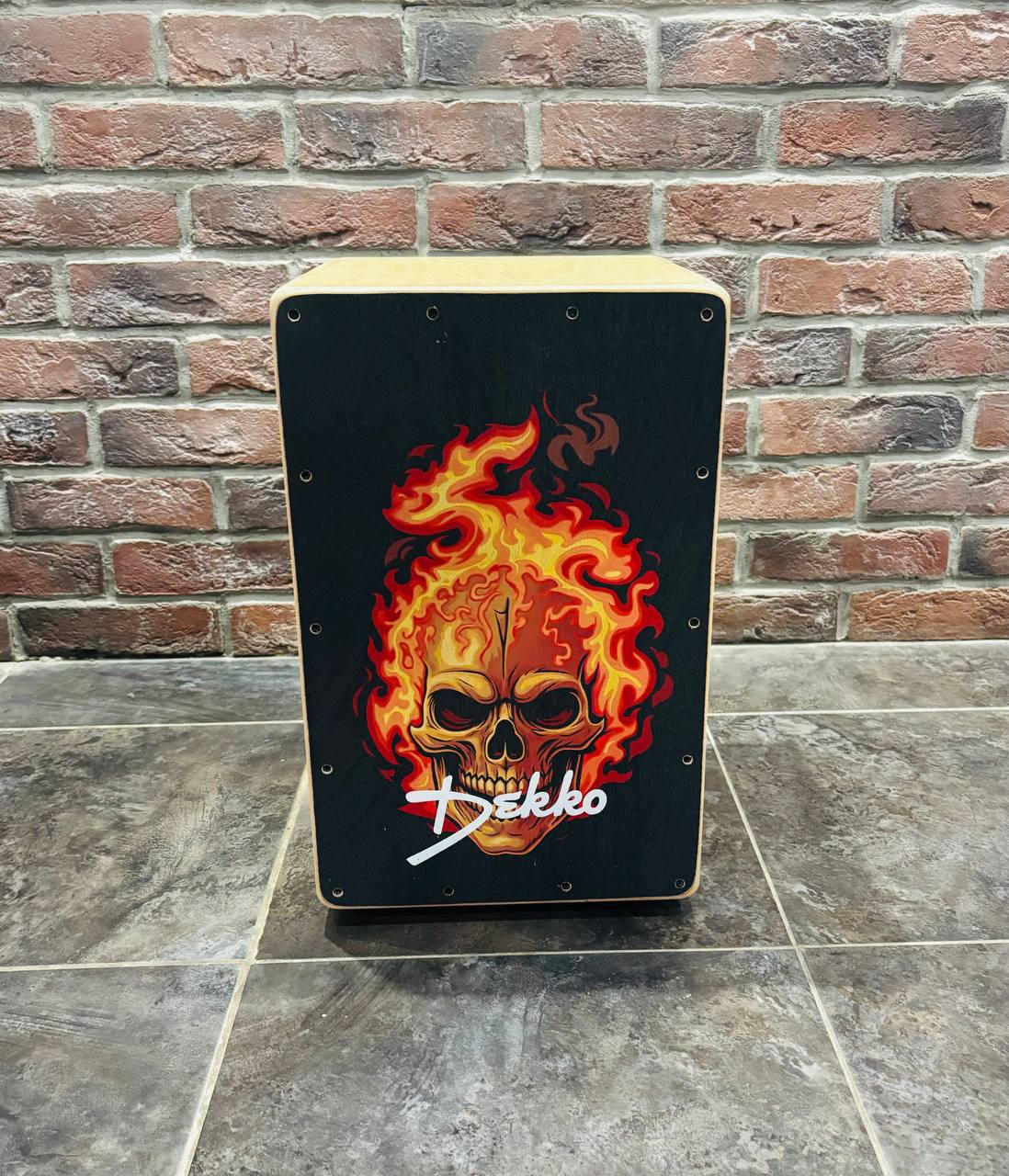 Кахон с Подструнником Dekko Skull Fire - изображение 5