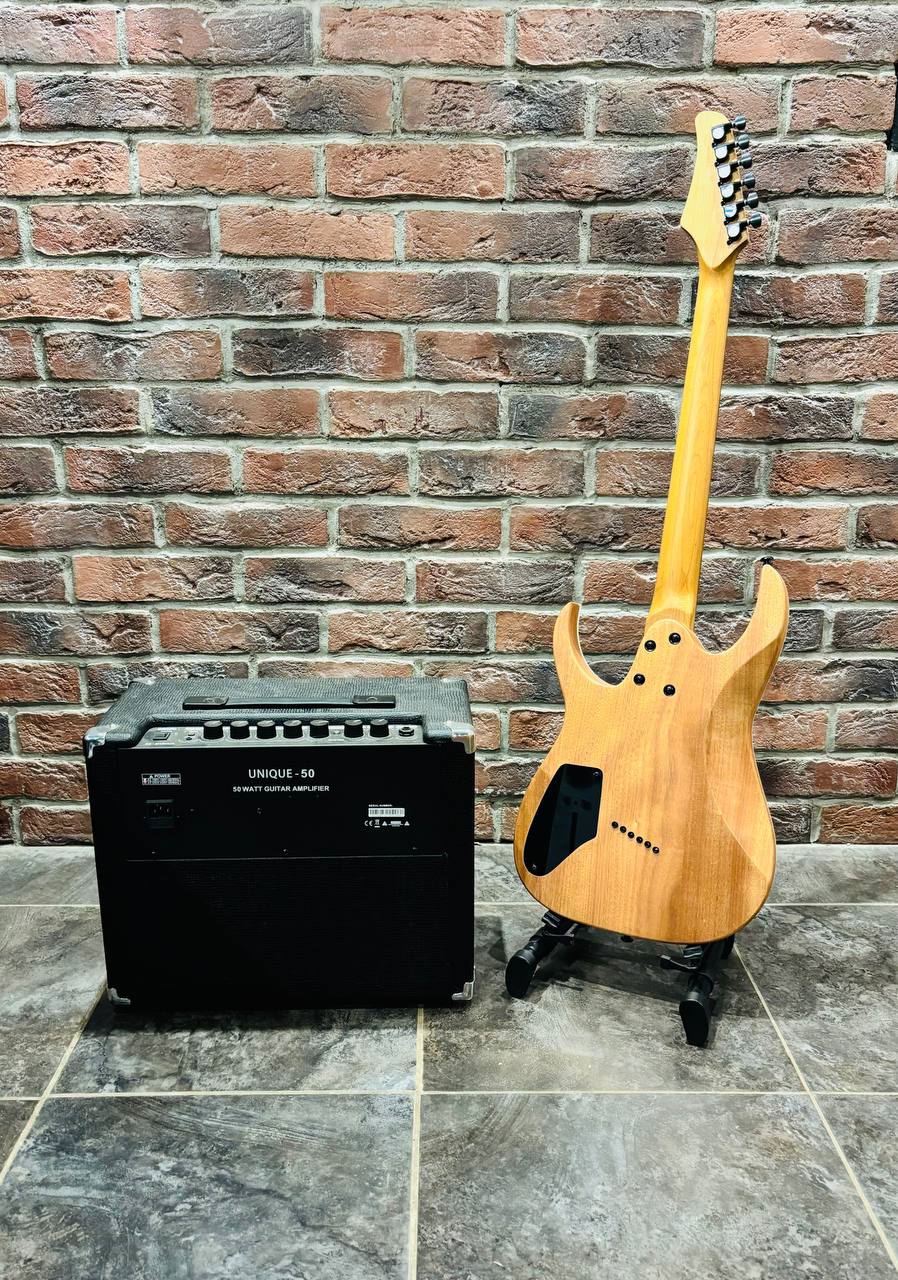 Мультимензурная Электрогитара Real Rock MS-6 + Комбоусилитель 50 ват (комплект) - изображение 2