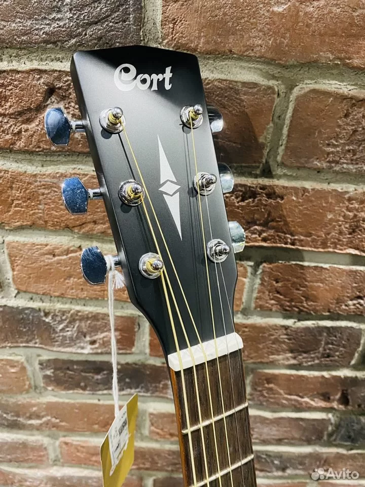 Электроакустика Cort Dreadnought Black-810 EQ (Индонезия) - изображение 8