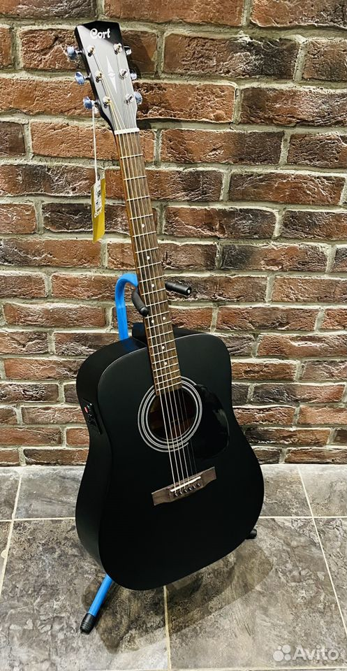 Электроакустика Cort Dreadnought Black-810 EQ (Индонезия) - изображение 9