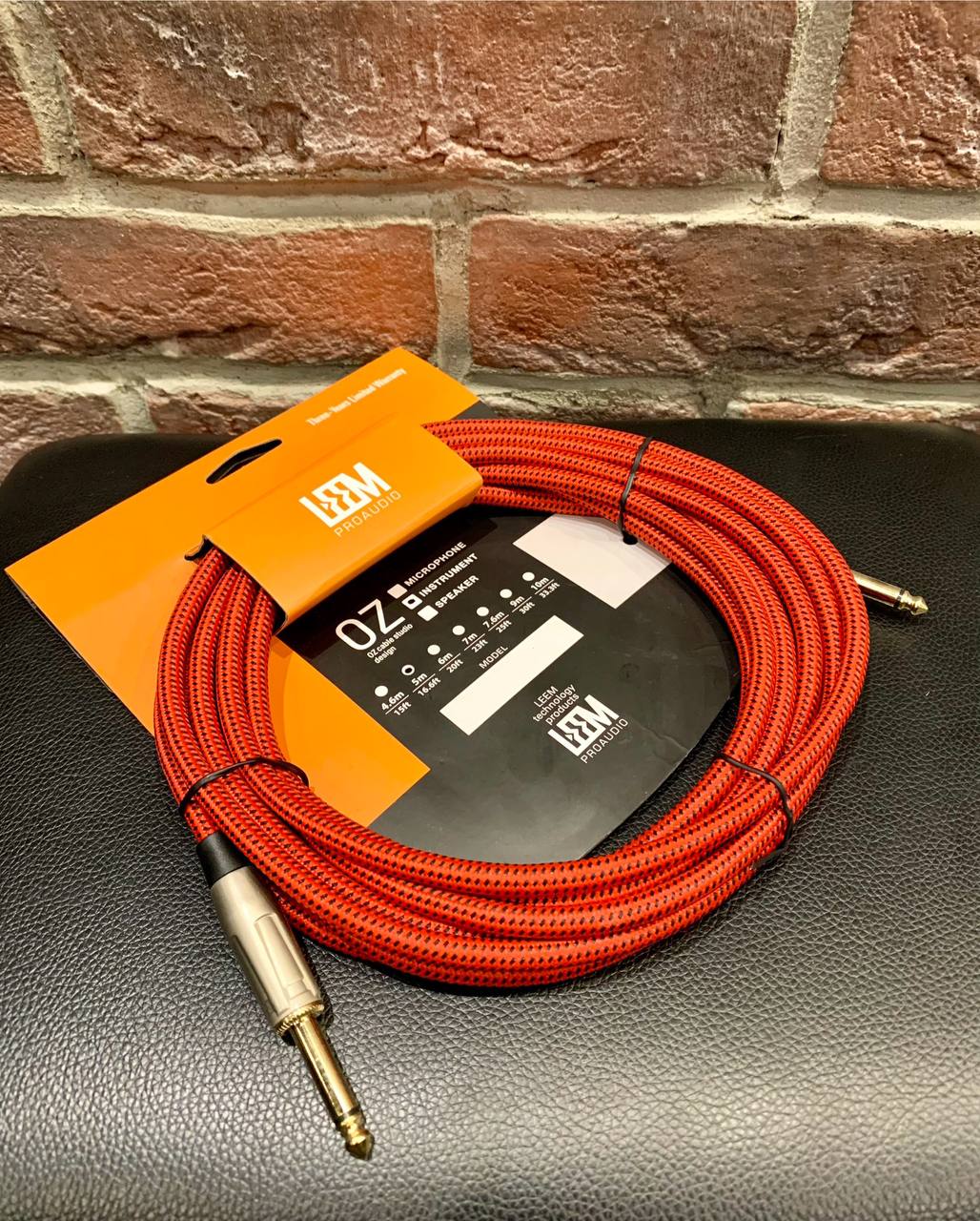 Кабель Инструментальный Leem Premium Jack-Jack 5 m - изображение 3