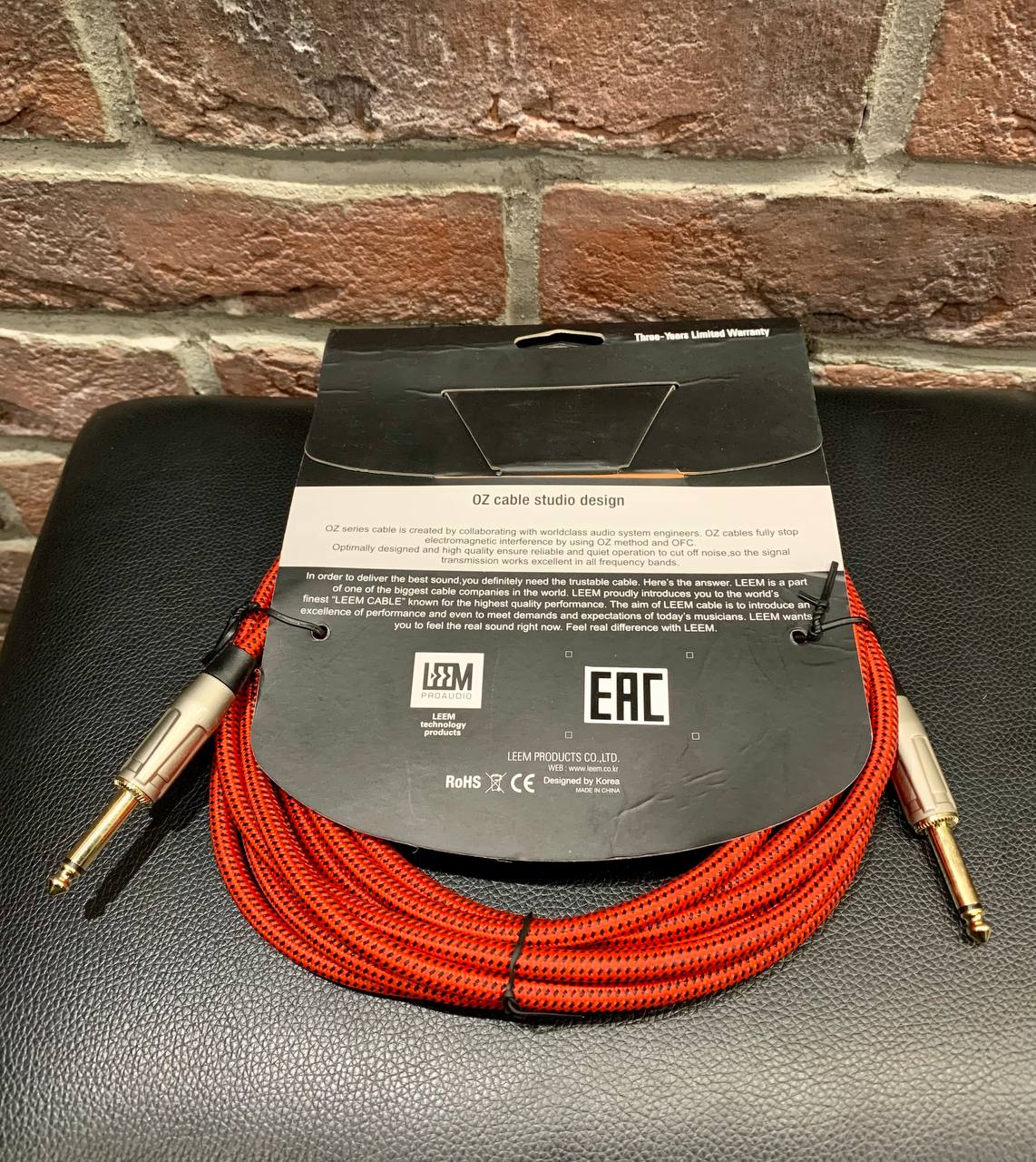 Кабель Инструментальный Leem Premium Jack-Jack 5 m - изображение 5