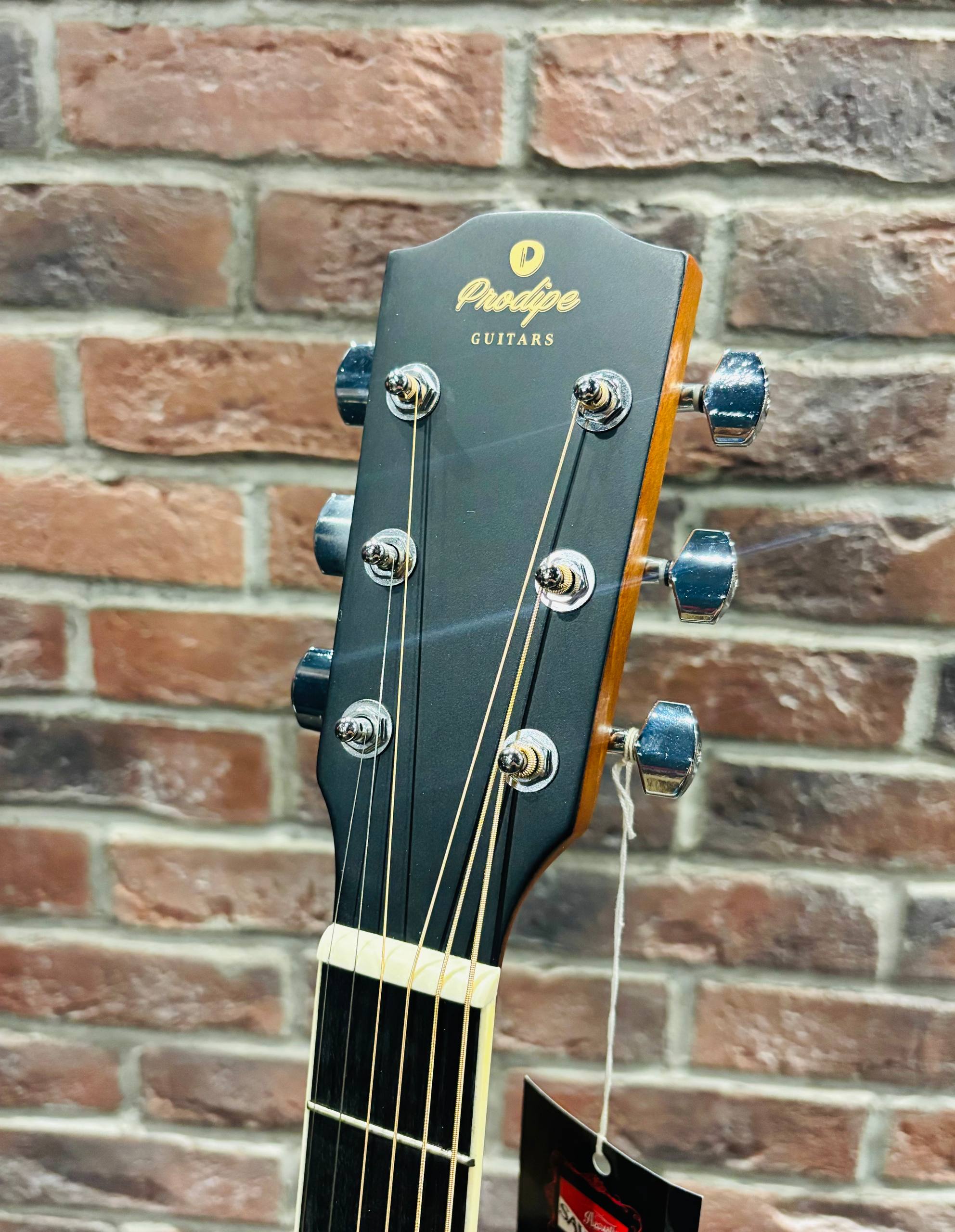 Леворукая Акустическая Гитара Prodipe (Массив Ели) - изображение 8