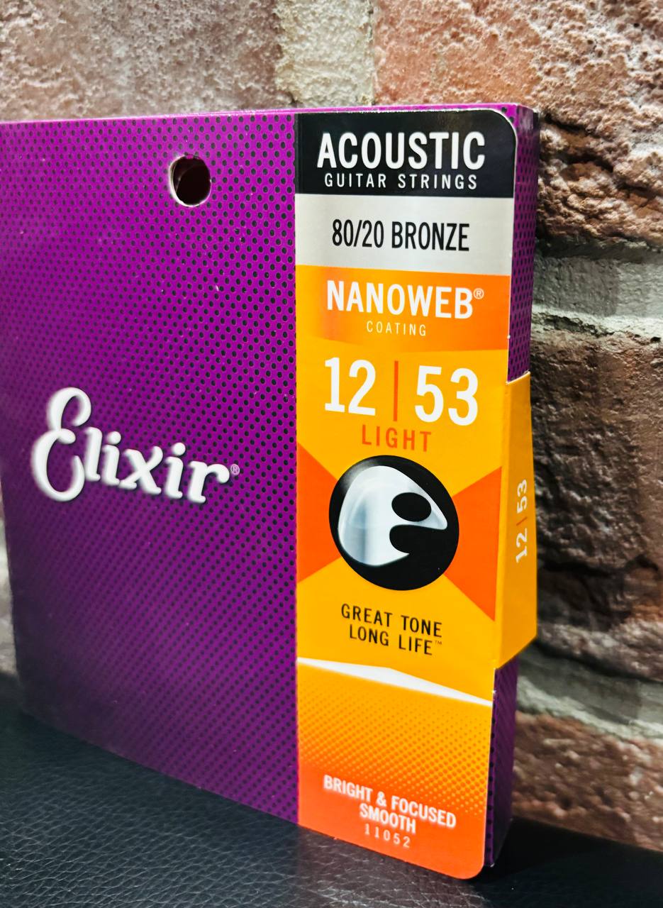 Струны для Акустической Гитары Elixir 12-53 (Оригинал) - изображение 3