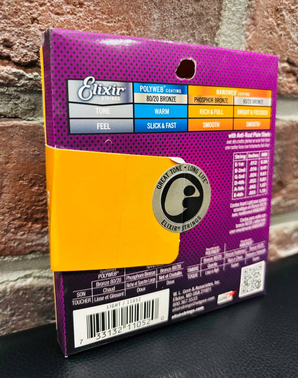 Струны для Акустической Гитары Elixir 12-53 (Оригинал) - изображение 5