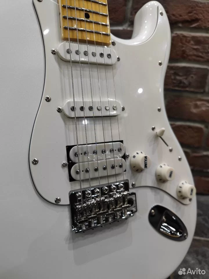 Электрогитара Stratocaster White (аналог Fender) - изображение 4
