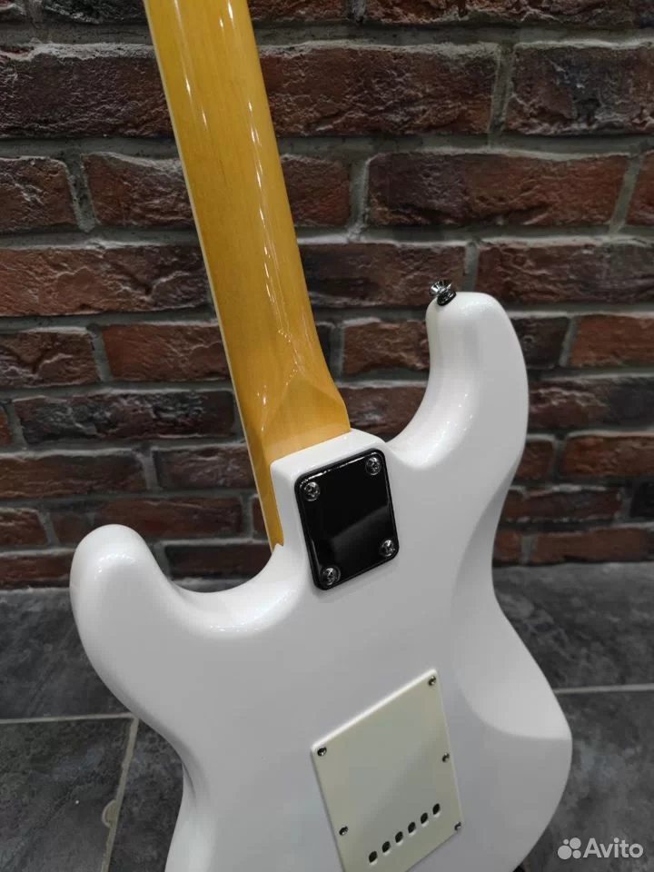 Электрогитара Stratocaster White (аналог Fender) - изображение 6