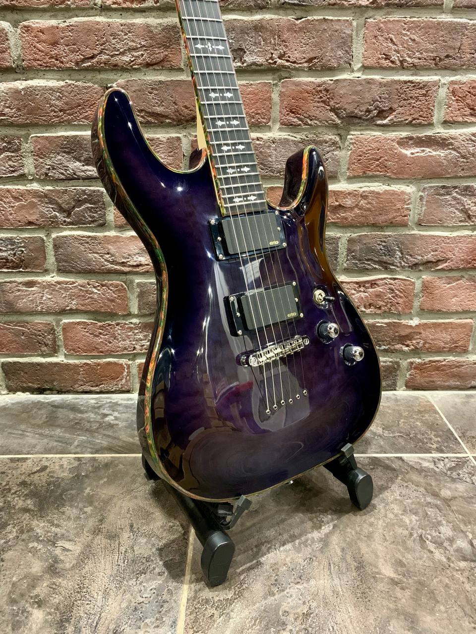 Электрогитара EMG Aion Violet ED + Комбик NUX MK2 - изображение 3