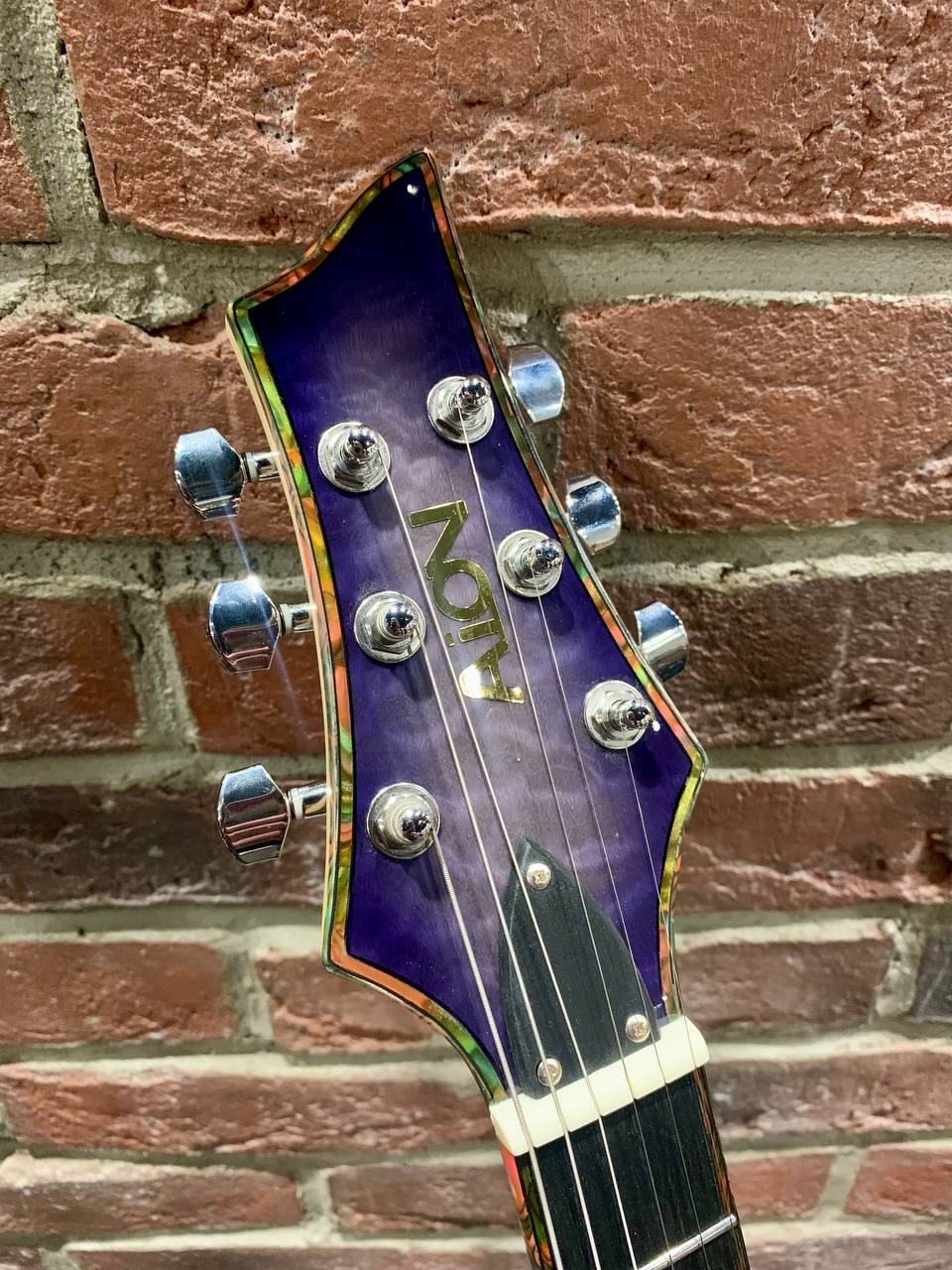 Электрогитара EMG Aion Violet ED + Комбик NUX MK2 - изображение 7