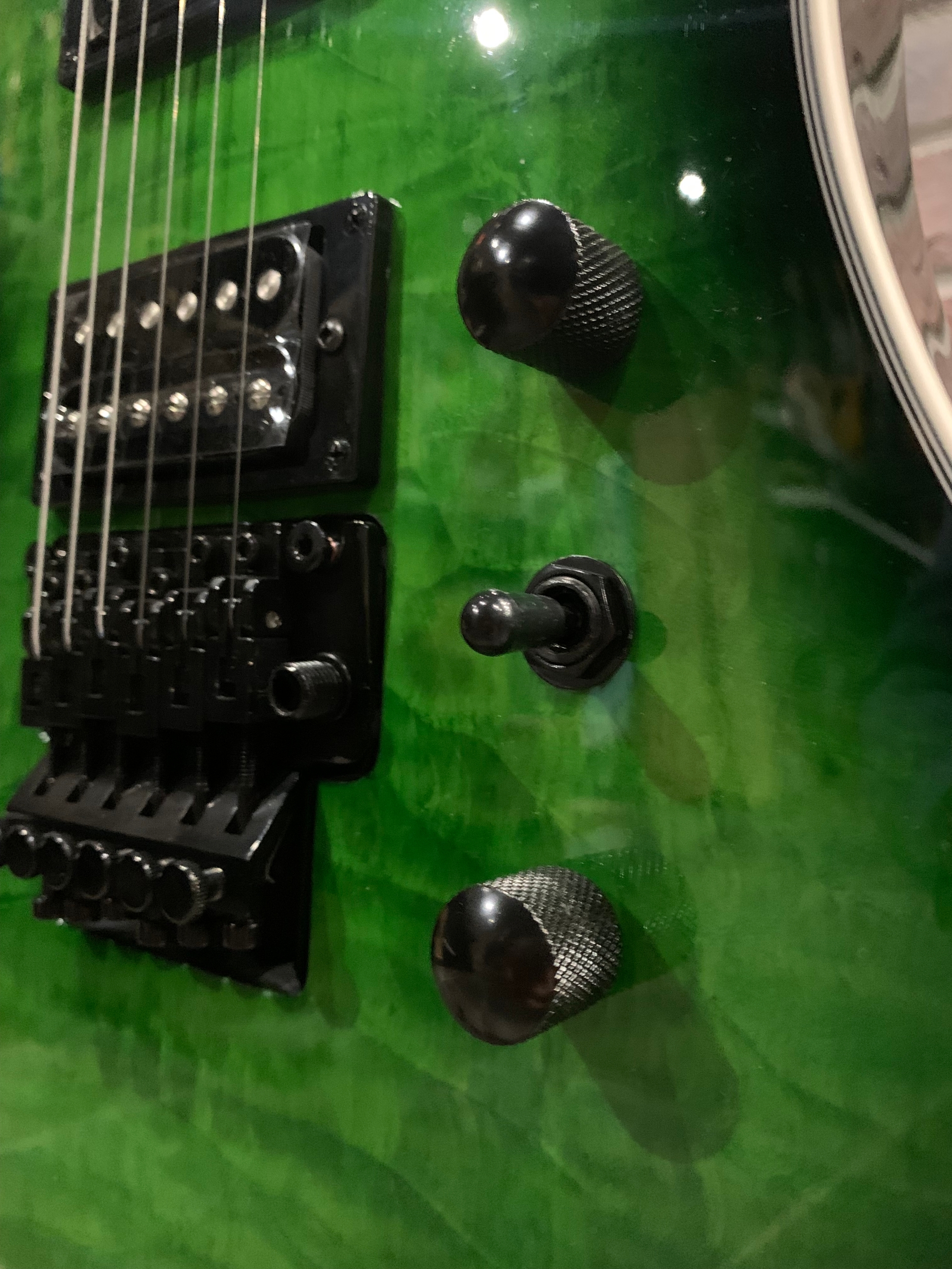 Электрогитара Mockingbird Green L.E. (Floyd Rose) - изображение 5