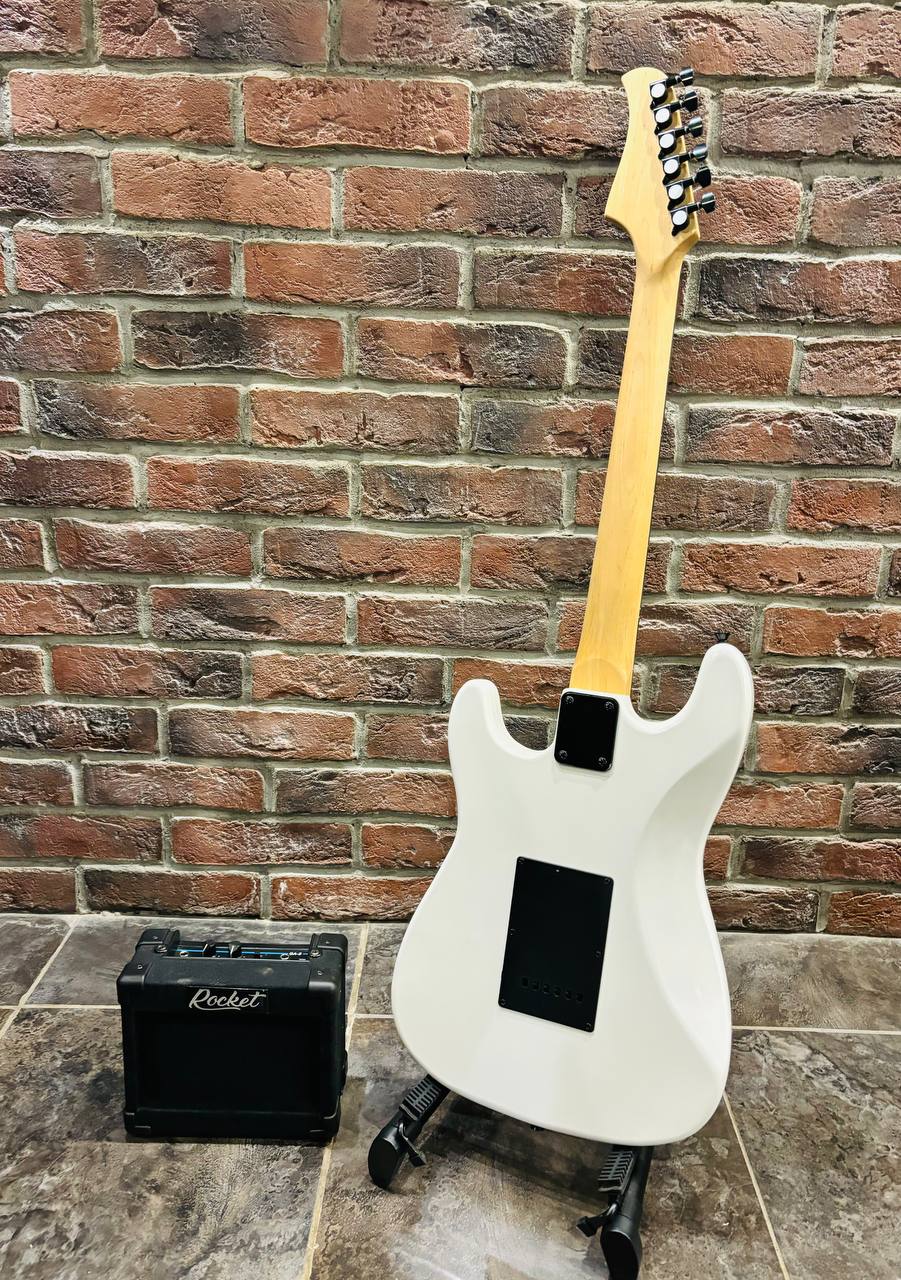Электрогитара Stratocaster HSS Black Series + Портативный Комбик - изображение 2