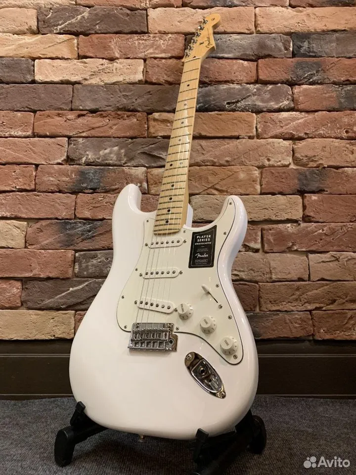 Электрогитара Fender Player Stratocaster MN Polar - изображение 8