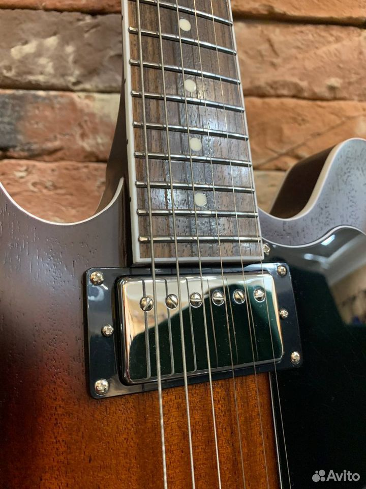 Электрогитара EART Guitars E-335 Tobacco - изображение 3