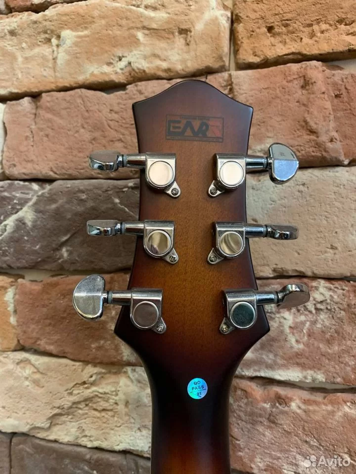 Электрогитара EART Guitars E-335 Tobacco - изображение 8