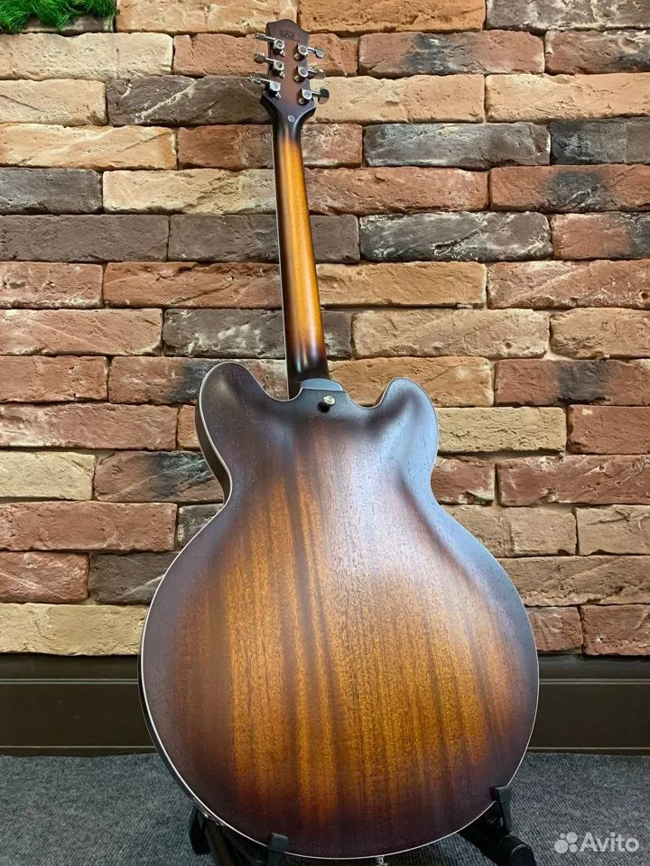 Электрогитара EART Guitars E-335 Tobacco - изображение 10