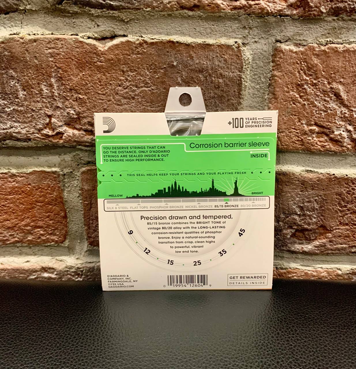 Струны для Акустической Гитары D'Addario 9-45 Super Light (USA) - изображение 2