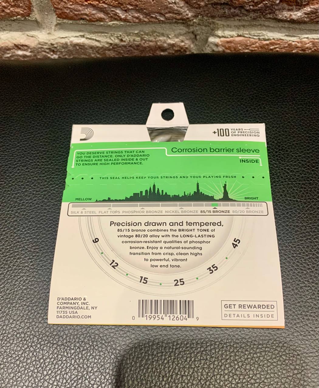Струны для Акустической Гитары D'Addario 9-45 Super Light (USA) - изображение 9
