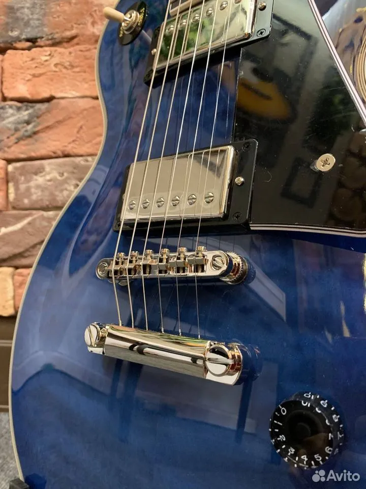 Электрогитара Epiphone Les Paul Custom Quilt Viper - изображение 3
