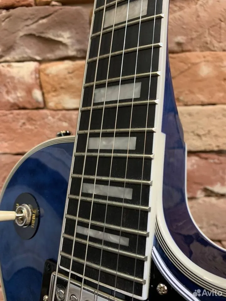 Электрогитара Epiphone Les Paul Custom Quilt Viper - изображение 4