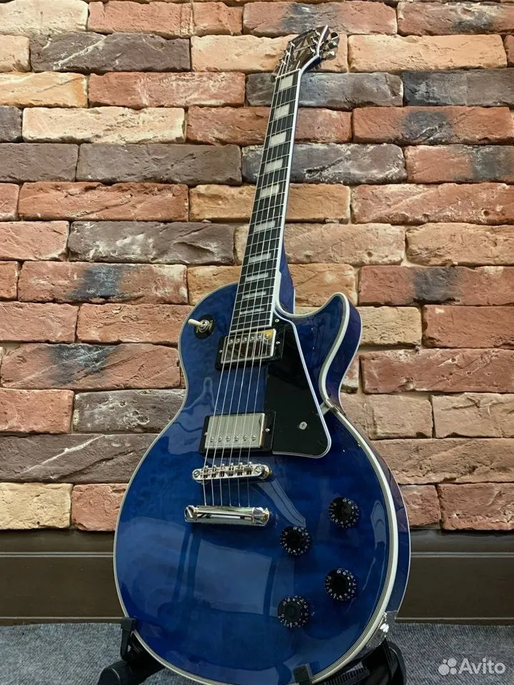 Электрогитара Epiphone Les Paul Custom Quilt Viper - изображение 9