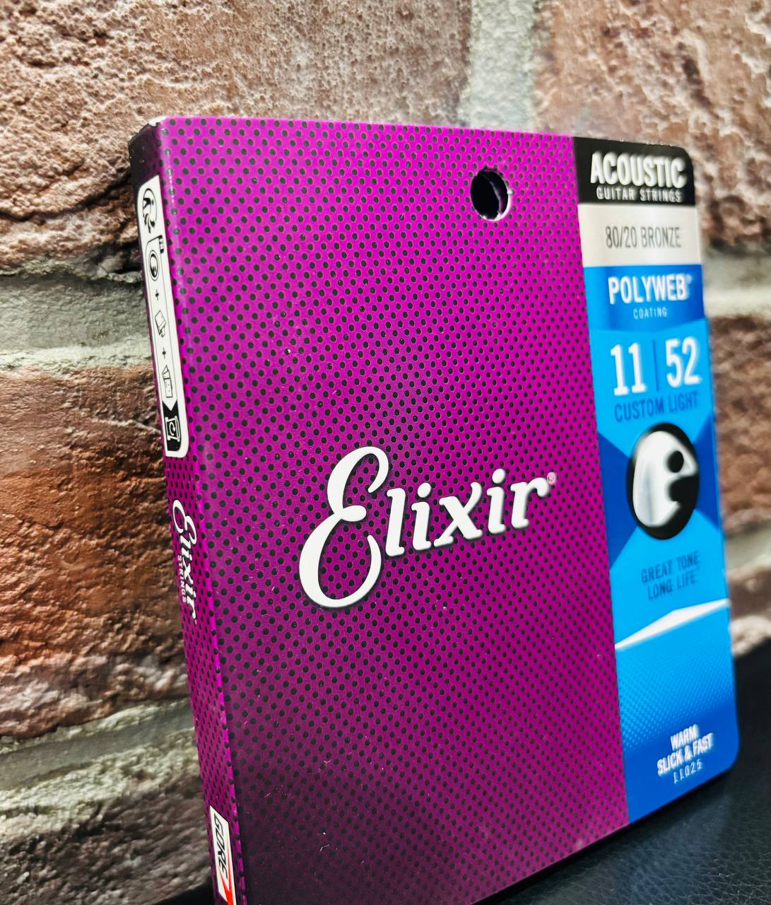 Струны для Акустической Гитары Elixir 11-52 (Оригинал) - изображение 3