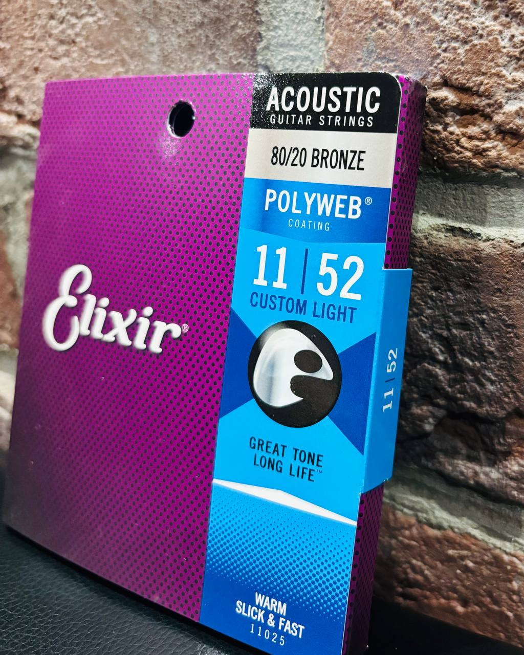 Струны для Акустической Гитары Elixir 11-52 (Оригинал) - изображение 5