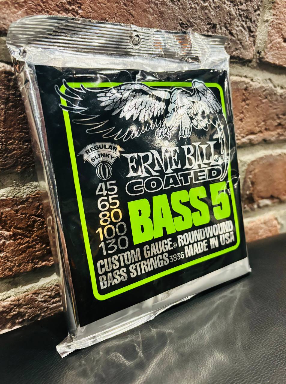 Струны для 5-ти Струнной Бас Гитары Ernie Ball 45-130 (USA) - изображение 2