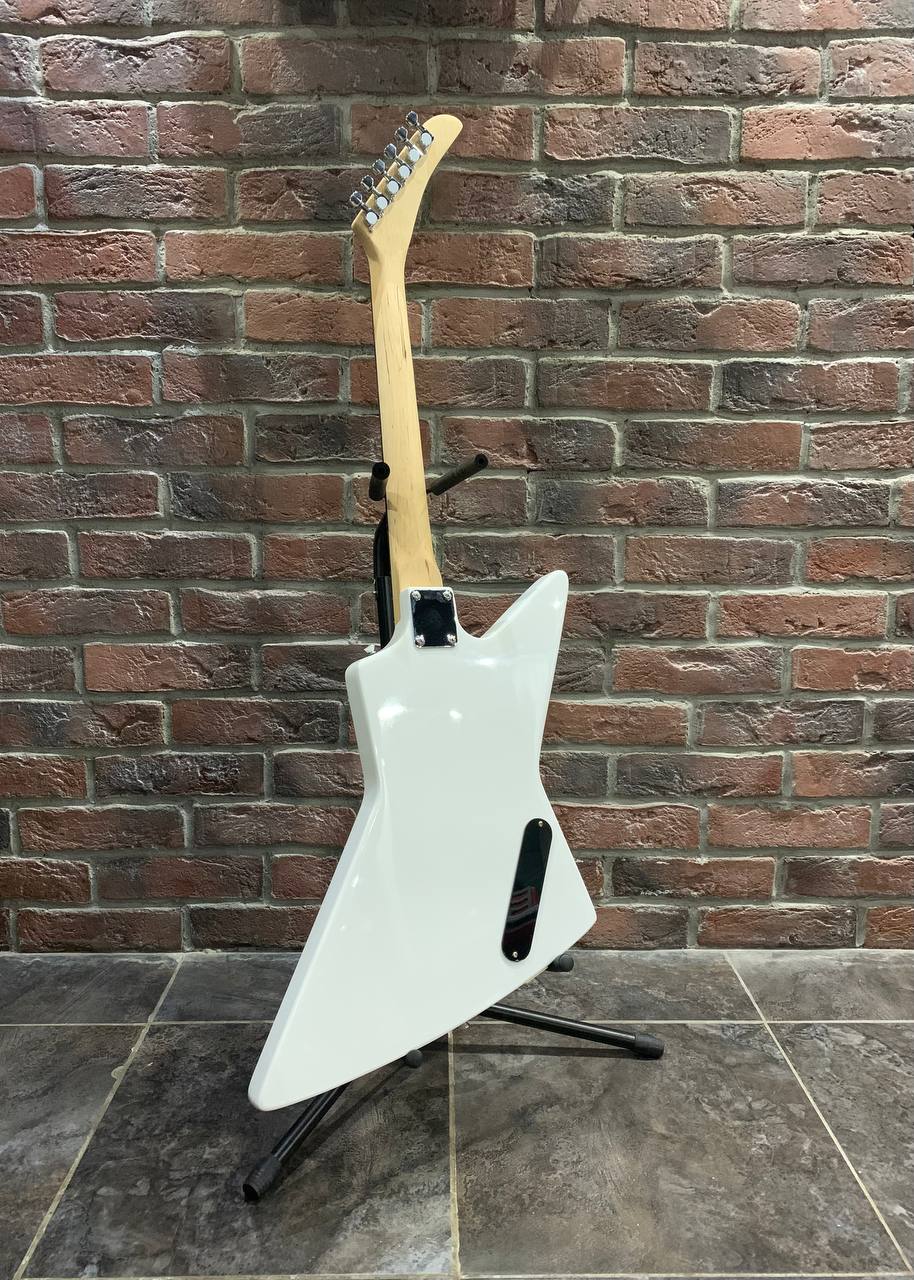 Леворукая Электрогитара Explorer HH-LH White - изображение 10