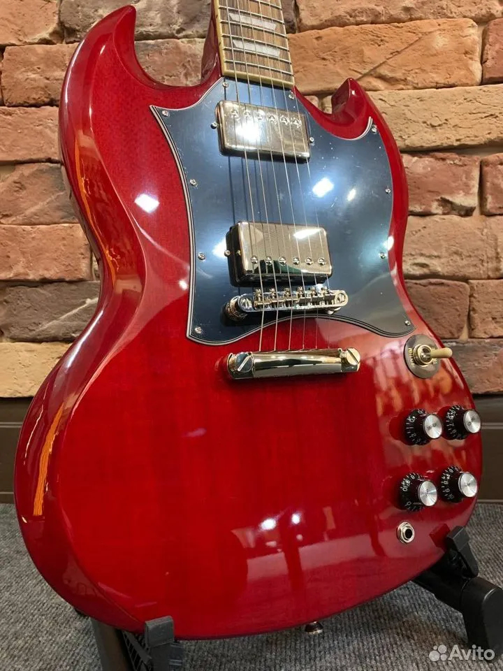 Электрогитара Epiphone SG Standard Heritage Cherry - изображение 5