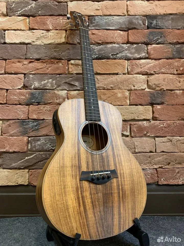 Электро-Акустическая Бас-Гитара Taylor GS Mini-e Koа - изображение 9