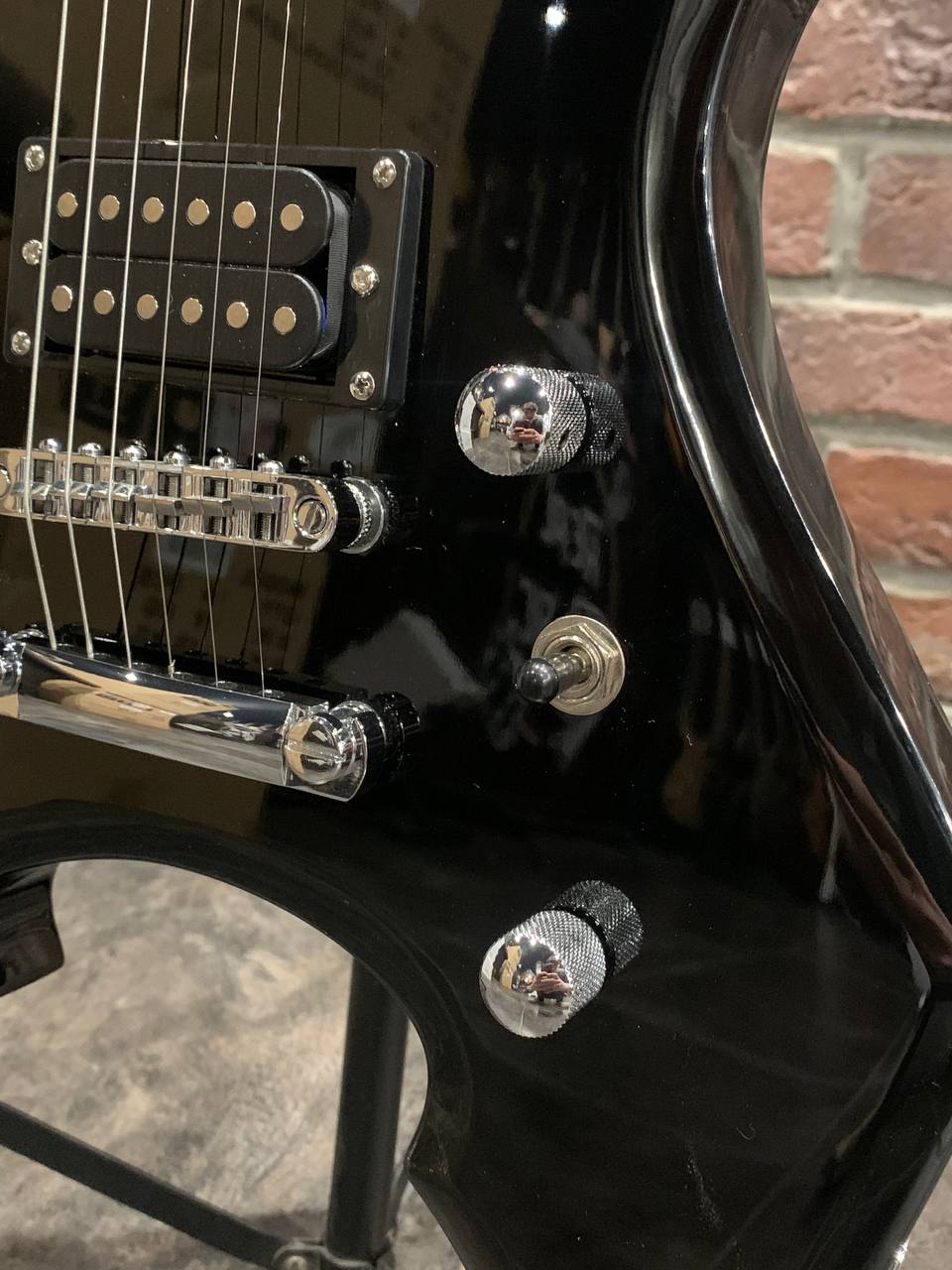 Электрогитара Harley Benton HH Warlock Black - изображение 4