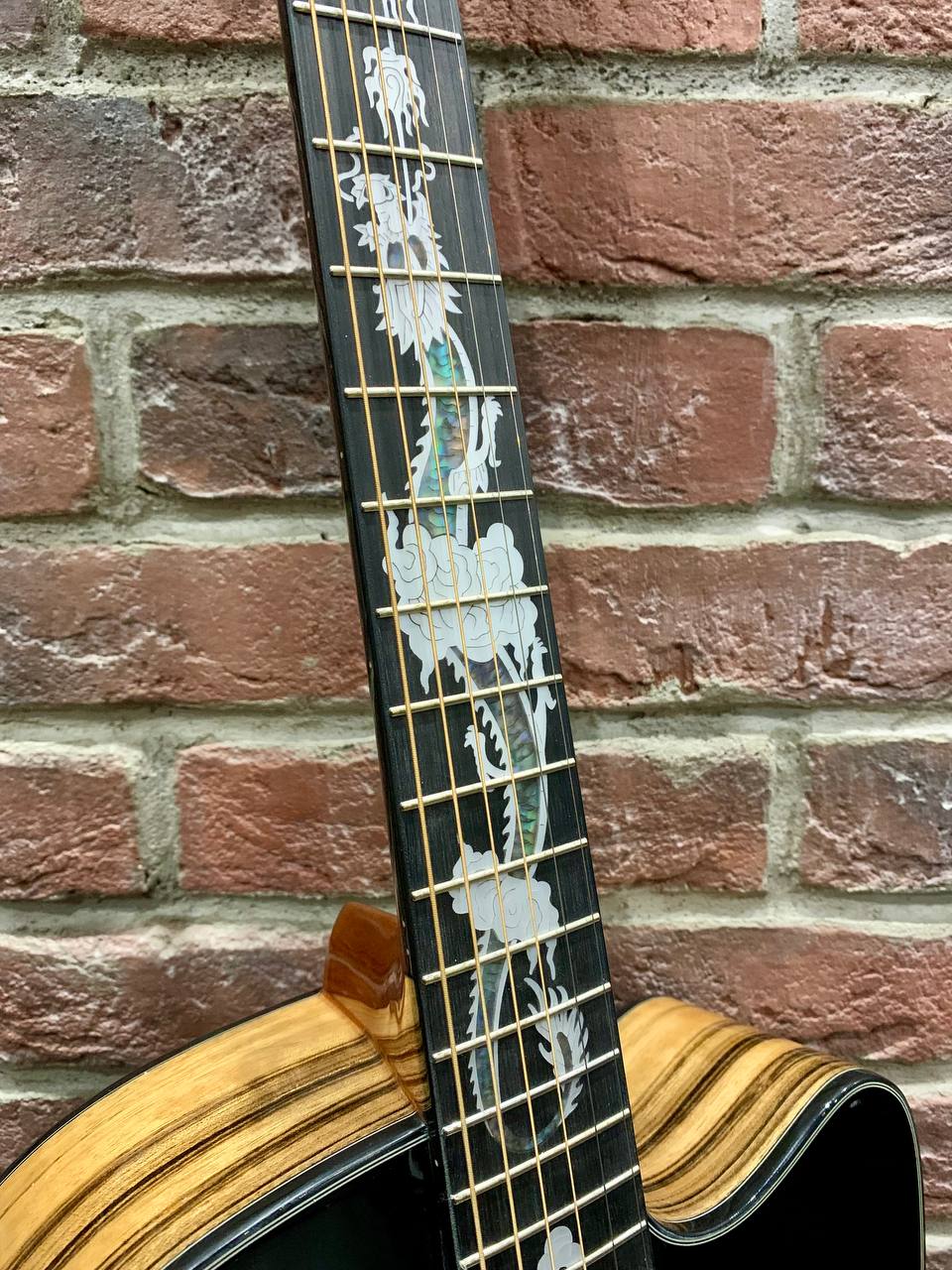 Электроакустическая Гитара Kaspai с Fishman (Массив Ели) - изображение 6