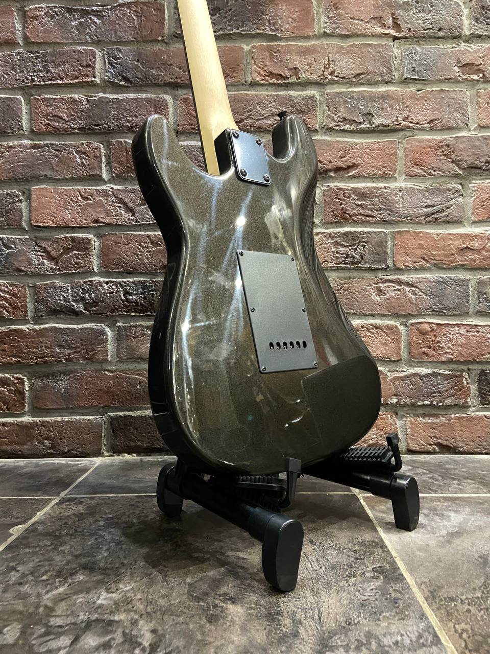 Электрогитара Stratocaster HHS Black Series + Комбик с Эффектами Vox (комплект) - изображение 4