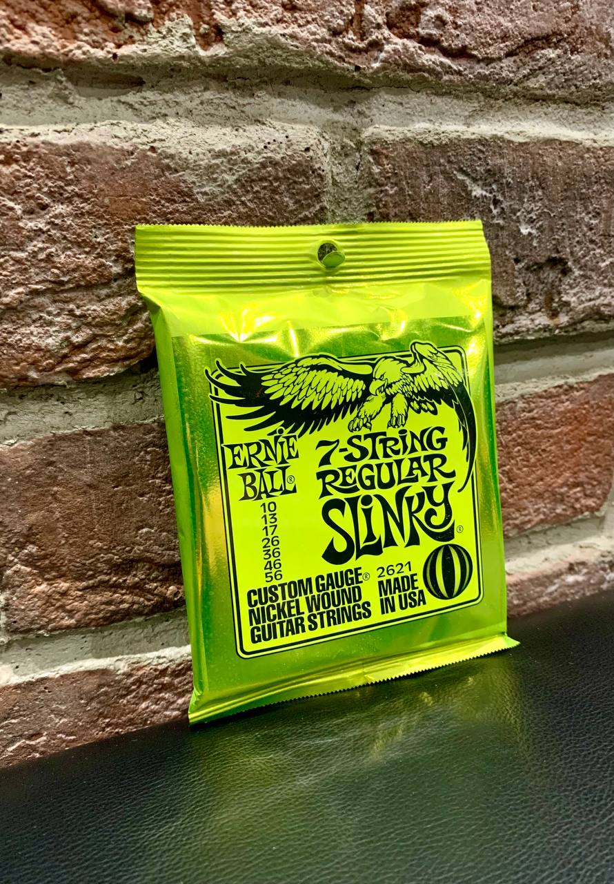 Струны для 7-ми струнной Электрогитары Ernie Ball 10-56 (USA) - изображение 5