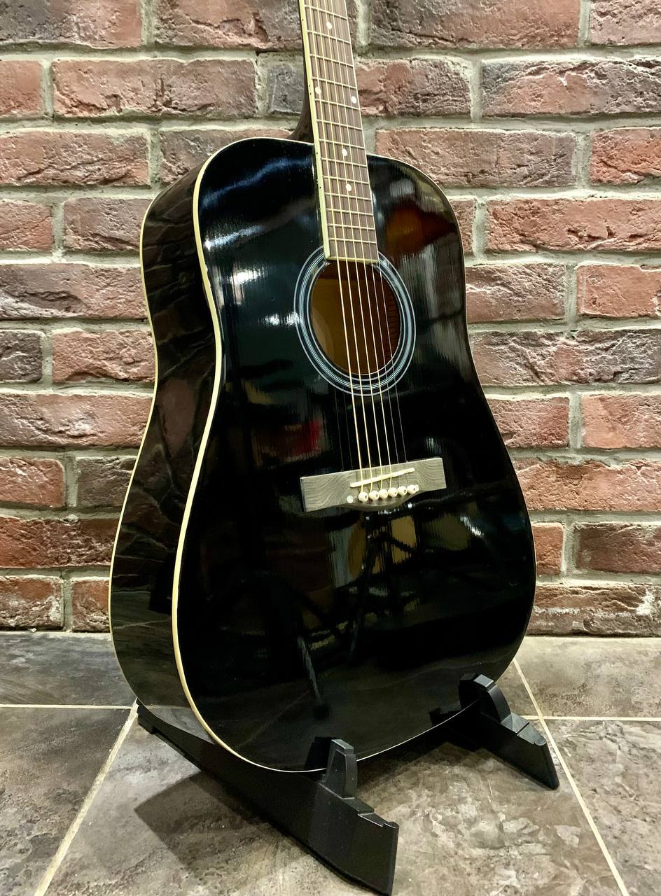 Акустическая Гитара Dreadnought 4110-BK для Начинающих - изображение 3