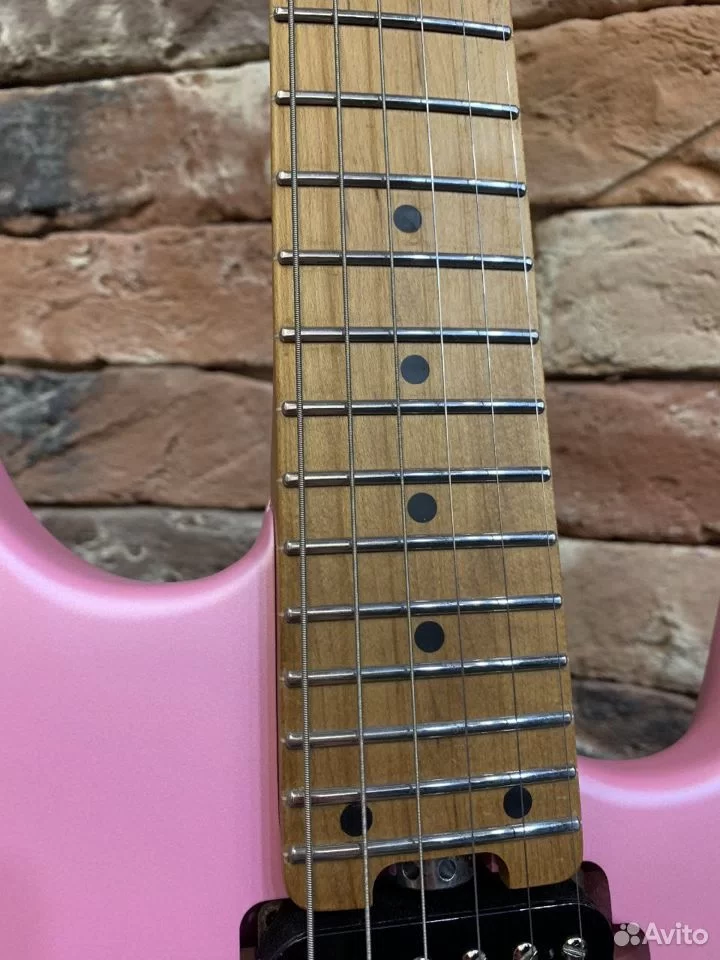 Электрогитара EART Guitar DMX-10 Pink - изображение 4