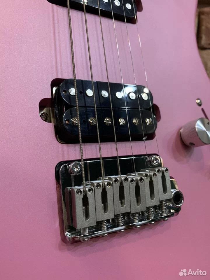 Электрогитара EART Guitar DMX-10 Pink - изображение 5