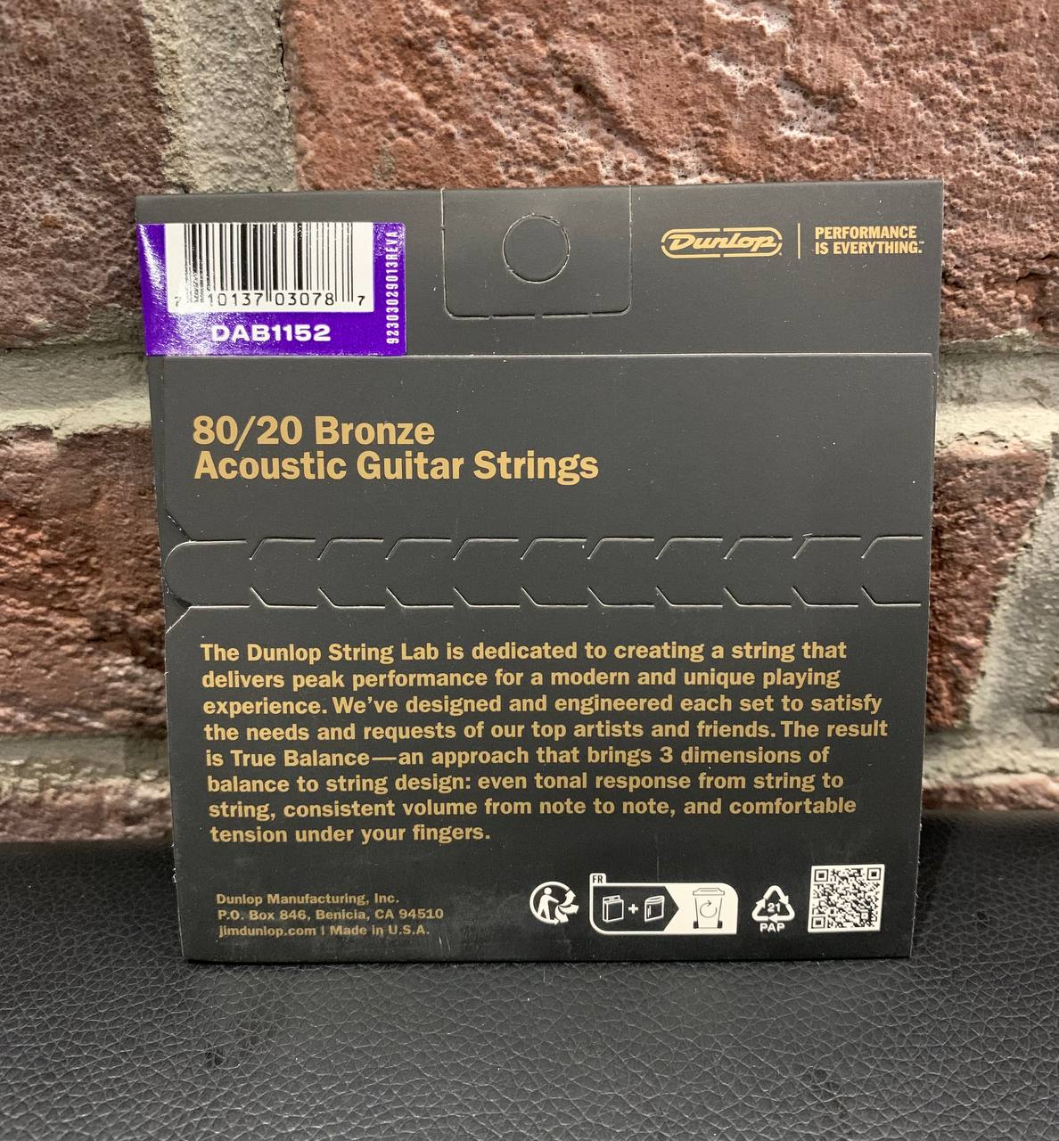 Струны для Акустической Гитары Dunlop 11-52 Bronze Light Custom (USA) - изображение 2