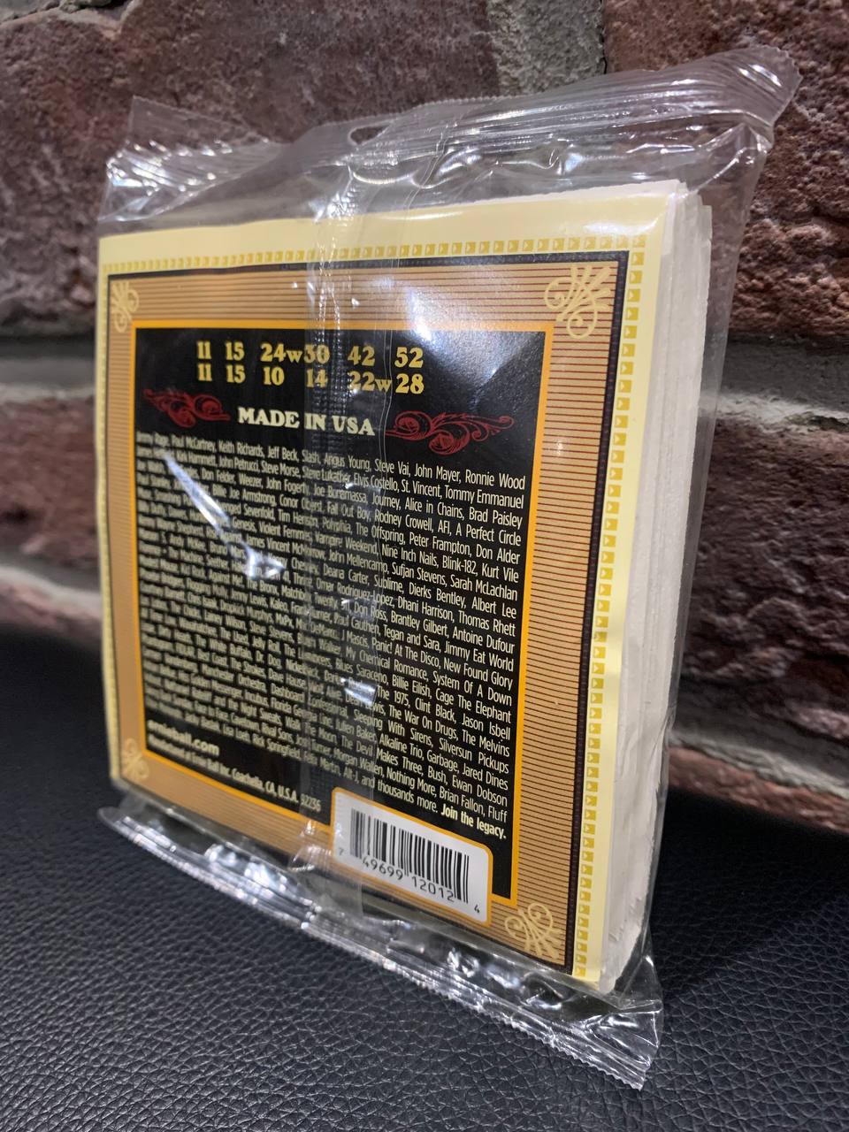 Cтруны для 12-ти Струнной Акустической Гитары Ernie Ball 11-52 (USA) - изображение 4