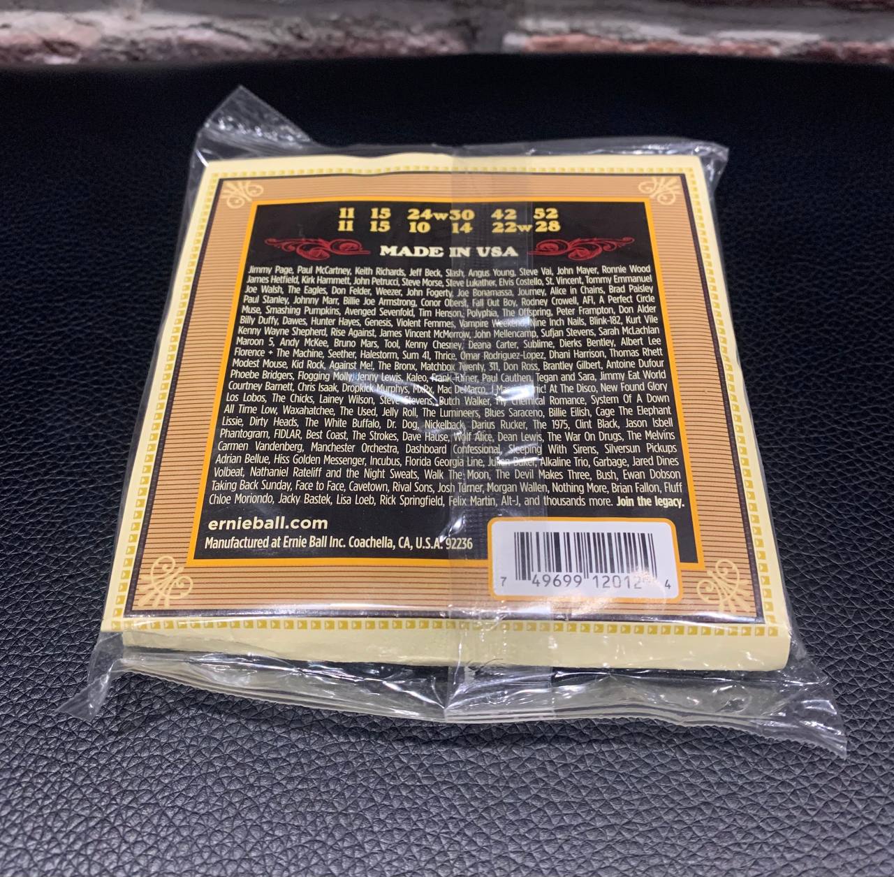 Cтруны для 12-ти Струнной Акустической Гитары Ernie Ball 11-52 (USA) - изображение 9