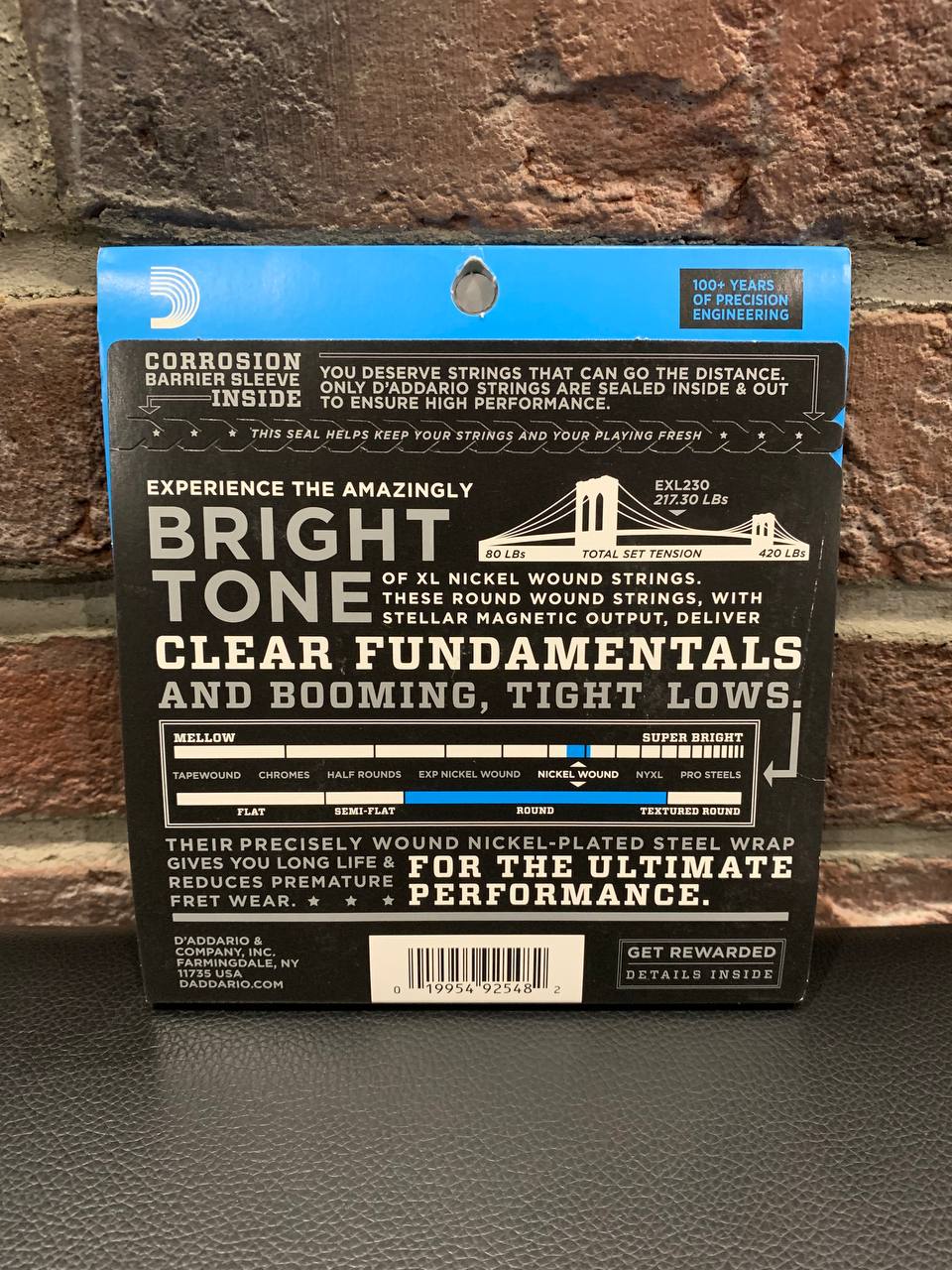 Струны для Бас Гитары D'Addario Long Heavy 55-110 (USA) - изображение 2