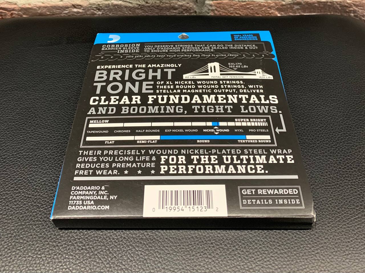 Струны для Бас Гитары D'Addario Long Regular 45-100 (USA) - изображение 9