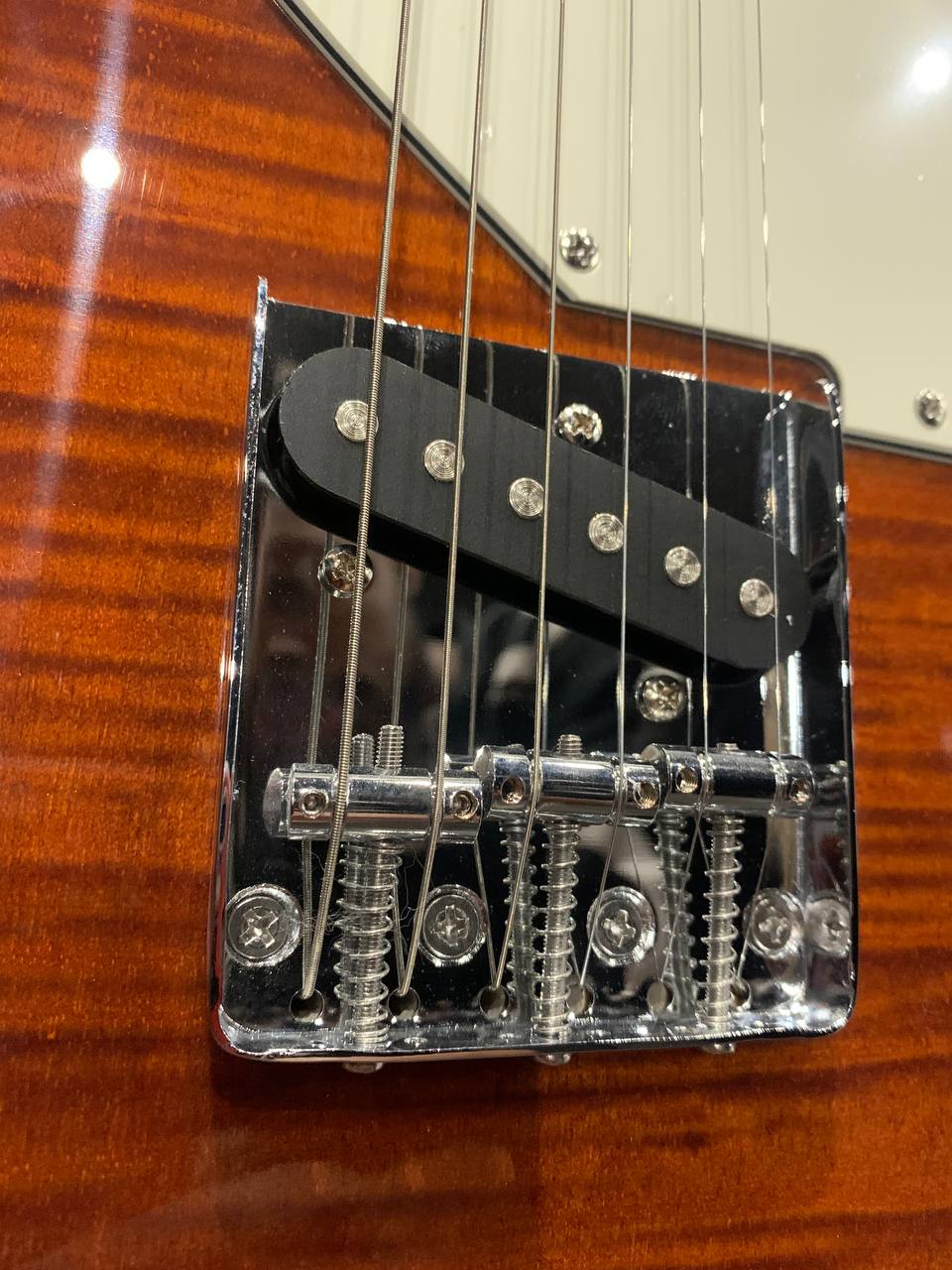 Электрогитара EART Guitar NK-C1 Brown - изображение 5